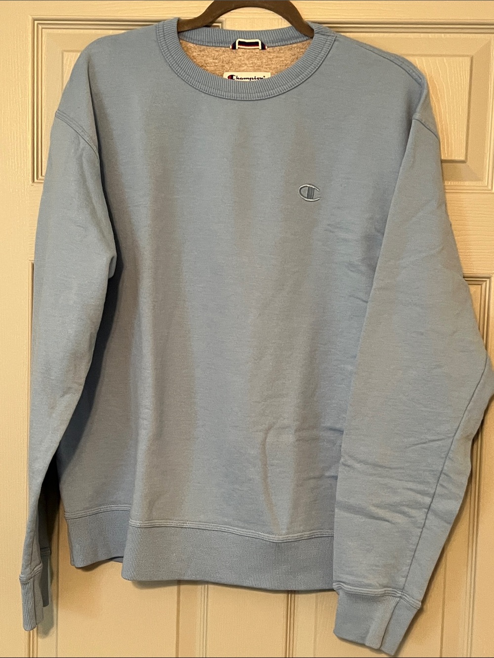 Champion Light Blue Men’s Crewneck Sweatshirt